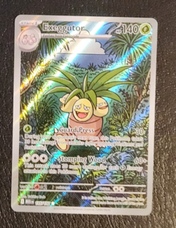 Exeggutor Illustration Rare Holo Pokemon Card ( #135/132 Mega Evolution NM ) - Image 1