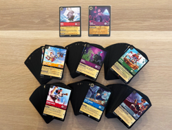 Disney Lorcana Azurite Sea - Lot of 425 Cards non-foil + Maui half-shark 124/204 - Image 1