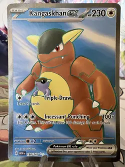 Pokemon TCG Ultra Rare Kangaskhan EX #190/165 Scarlet and Violet 151 Card - Image 2