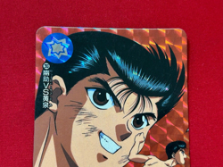 Yu Yu Hakusho Trading card No.283 Yusuke Urameshi Prism BANDAI TCG Japan 1995 - Image 3