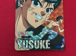 Yu Yu Hakusho Trading card No.283 Yusuke Urameshi Prism BANDAI TCG Japan 1995 - Image 4