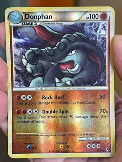 POKEMON DONPHAN 42/95 RARE REVERSE HOLOFOIL CALL OF LEGENDS LP CARD - Image 1