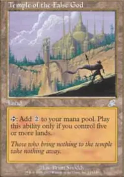 Temple of the False God - Scourge #143/143 MTG Magic The Gathering - Image 1