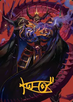 Golbez, Crystal Collector (45/53) - Gold Stamped Signature NM (Art Card) [MTG] - Image 1