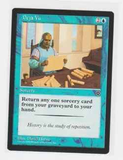 Magic the Gathering ~ MTG ~ 1x Deja Vu ~ PORTAL II ~ M/NM - Image 1