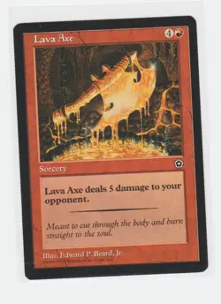 Magic the Gathering ~ MTG ~ 1x Lava Axe ~ PORTAL II ~ M/NM - Image 1