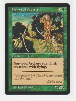 Magic the Gathering ~ MTG ~ 1x Norwood Archers ~ PORTAL II ~ M/NM - Image 1