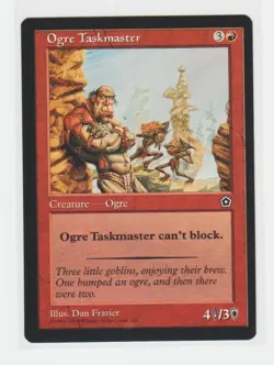 Magic the Gathering ~ MTG ~ 1x Ogre Taskmaster ~ PORTAL II ~ M/NM - Image 1