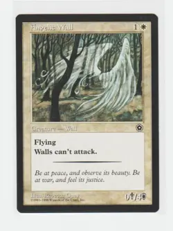 Magic the Gathering ~ MTG ~ 1x Angelic Wall ~ PORTAL II ~ M/NM - Image 1