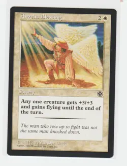 Magic the Gathering ~ MTG ~ 1x Angelic Blessing ~ PORTAL II ~ M/NM - Image 1