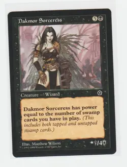 Magic the Gathering ~ MTG ~ 1x Dakmor Sorceress ~ PORTAL II ~ M/NM - Image 1
