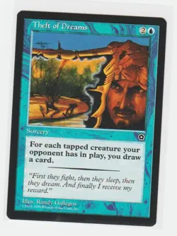 Magic the Gathering ~ MTG ~ 1x Theft of Dreams ~ PORTAL II ~ M/NM - Image 1