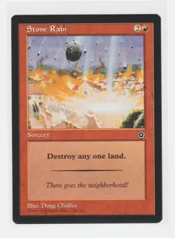 Magic the Gathering ~ MTG ~ 1x Stone Rain ~ PORTAL II ~ M/NM - Image 1