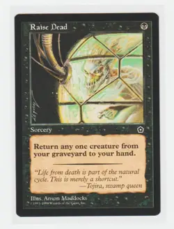 Magic the Gathering ~ MTG ~ 1x Raise Dead ~ PORTAL II ~ M/NM - Image 1