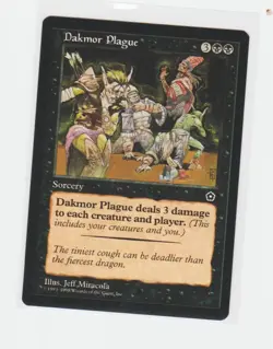 Magic the Gathering ~ MTG ~ 1x Dakmor Plague ~ PORTAL II ~ M/NM - Image 1