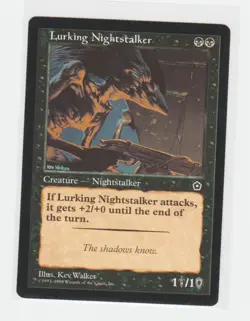 Magic the Gathering ~ MTG ~ 1x Lurking Nightstalker ~ PORTAL II ~ M/NM - Image 1