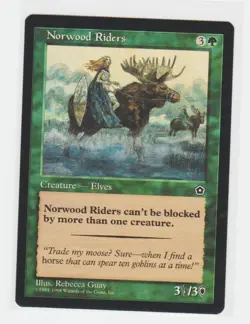 Magic the Gathering ~ MTG ~ 1x Norwood Riders ~ PORTAL II ~ M/NM - Image 1