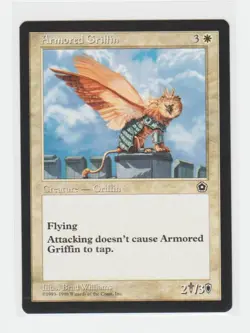 Magic the Gathering ~ MTG ~ 1x Armored Griffin ~ PORTAL II ~ M/NM - Image 1