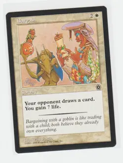 Magic the Gathering ~ MTG ~ 1x Bargain ~ PORTAL II ~ M/NM - Image 1