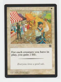 Magic the Gathering ~ MTG ~ 1x Festival of Trokin ~ PORTAL II ~ M/NM - Image 1