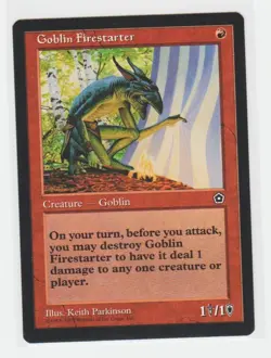 Magic the Gathering ~ MTG ~ 1x Goblin Firestarter ~ PORTAL II ~ M/NM - Image 1