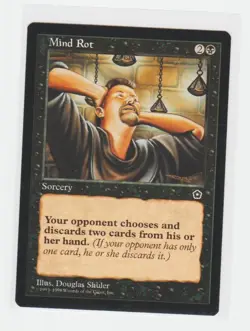 Magic the Gathering ~ MTG ~ 1x Mind Rot ~ PORTAL II ~ M/NM - Image 1