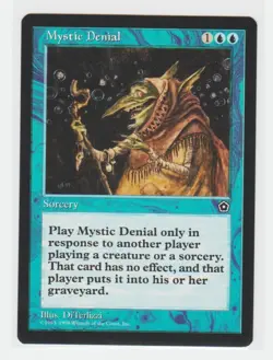 Magic the Gathering ~ MTG ~ 1x Mystic Denial ~ PORTAL II ~ M/NM - Image 1