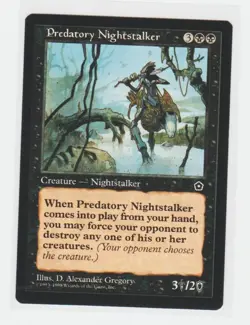 Magic the Gathering ~ MTG ~ 1x Predatory Nightstalker ~ PORTAL II ~ M/NM - Image 1