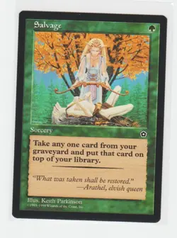 Magic the Gathering ~ MTG ~ 1x Salvage ~ PORTAL II ~ M/NM - Image 1