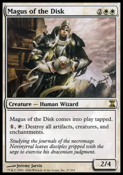 MTG Magus of the Disk - Foil, Light Play, English Time Spiral - Image 1
