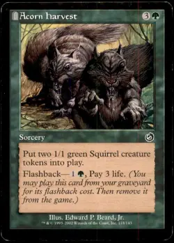 Acorn Harvest LP Light Play Torment MTG [7495] - Image 1