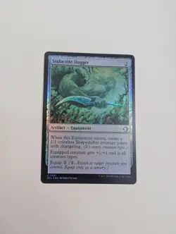 MTG - Stalactite Dagger (Foil) - Lorwyn Eclipsed NM/M Condition - Image 1