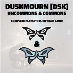 Duskmourn DSK Complete Uncommon Common Set x 4 Playset MTG 4X Magic Gathering - Image 1