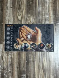 Artist signed Authentic Ultra Pro MTG - Mox Diamond Playmat *Magic the Gathering - Image 1