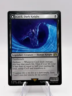 Cecil, Dark Knight 0091 Final Fantasy FIN MTG NM - Image 1