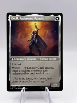 Cecil, Dark Knight 0091 Final Fantasy FIN MTG NM - Image 2
