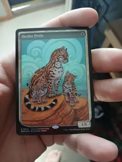 MTG Ocelot Pride Textless Store Champion Promo Foil Magic the gathering - Image 3