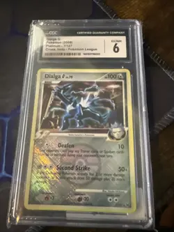Pokemon TCG Dialga [G] Platinum 7/127 Holo Promo Promo- CGC 6 - Image 1