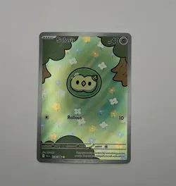 Pokemon TCG Solosis 118/086 English Illustration Rare Black Bolt NM Holo - Image 1