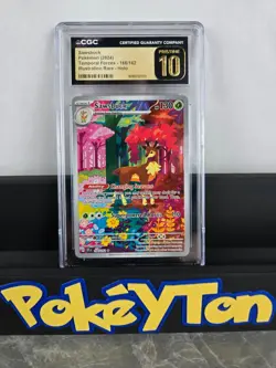 Sawsbuck 166/162 Pokemon Temporal Forces Illustration Rare Holo CGC Pristine 10 - Image 1