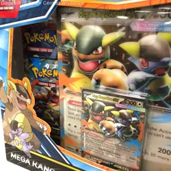Sealed/Unopened Pokemon Card Mega Kangaskhan ex Box w/Booster Packs! - Image 3