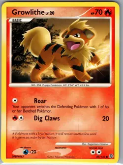 Growlithe 89/132 Non Holo Secret Wonders - Pokemon Card - NM - Image 1