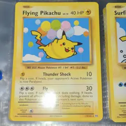 Pokemon Flying Pikachu 110/108 Surfing Pikachu 111/108 Cards 2016 TCG - Image 1