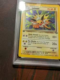 1999 POKEMON JUNGLE 1ST EDITION #4/64 JOLTEON PSA 5 - Image 4