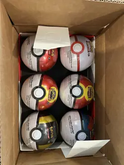 Lot of 3 Pokemon Poke Ball Tin (Q4 2025) Asst English New Sealed (Set Of 6 Each) - Image 3