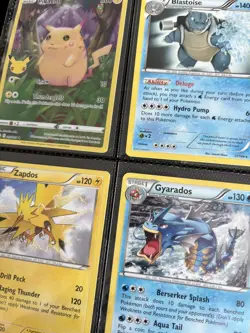 Pokemon Card Folder / Binder - 800+ Cards - Mixed Sets - Pikachu, V, Promos - NM - Image 1