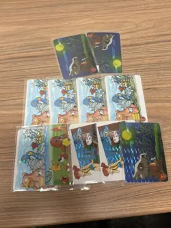 Pokemon Japanese Vending Prism Stickers - total 11 - Image 1