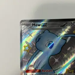 Pokemon TCG Mew EX 216/091 Paldean Fates Full Art Shiny Ultra Rare - Image 3