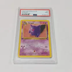 Gengar #20/62 PSA 9 - 1999 Pokemon Fossil 1st Edition - Image 1