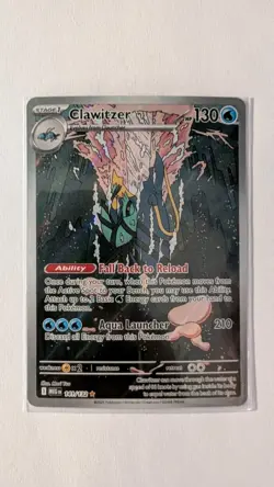 Clawitzer Illustration Rare 141/132 Mega Evolutions Pokemon TCG NM - Image 1